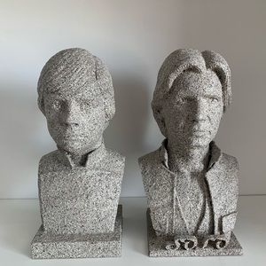 Star Wars Han Solo and Luke Skywalker Bust